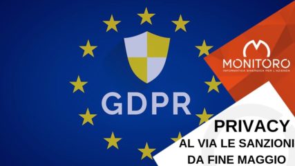 GDPR, dal 20 MAGGIO scattano le SANZIONI