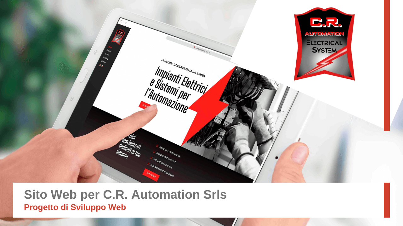 Sito Web per C.R. Automations srls